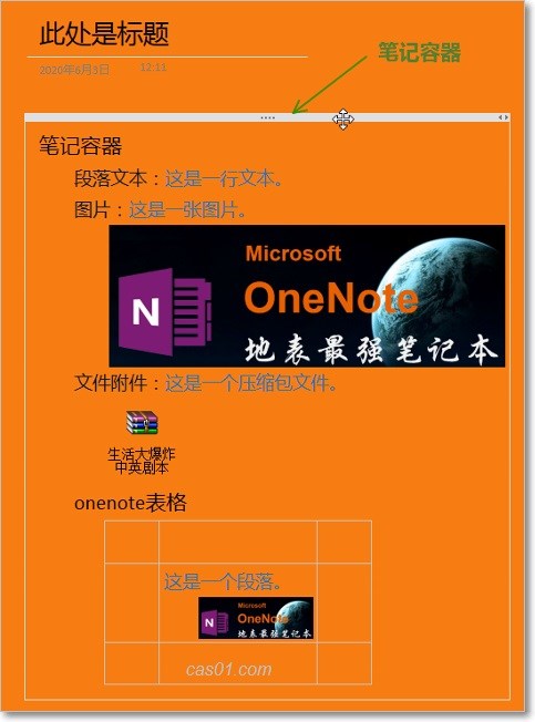 onenote CAS总结②：笔记本层级结构 onenote 第5张